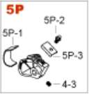 Tama HP9N5P Leva LiteSprocket para pedal Iron Cobra Power HP9N5P