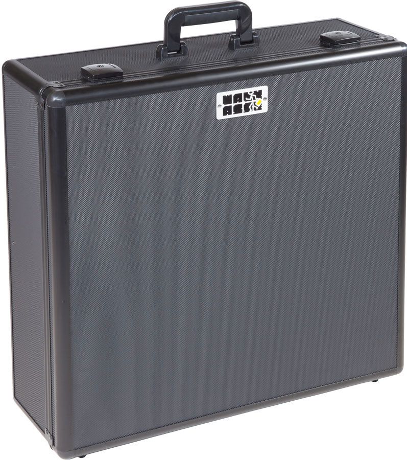 Walkasse W-MIXECASE-XL Flight case para mezclador universal tamaño extra largo, Negro. W-MIXECASE-XL