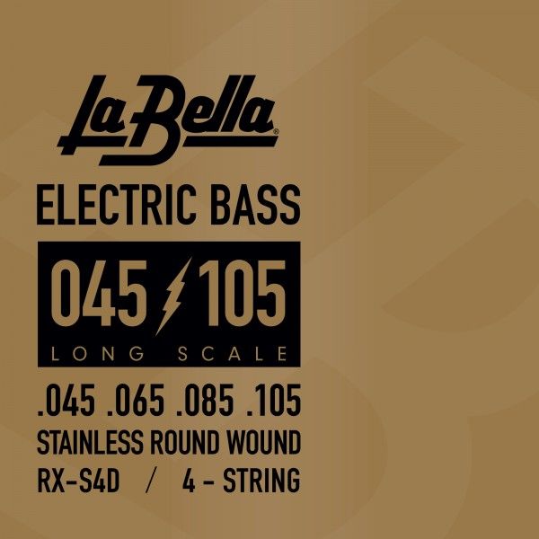La Bella RXS4D Juego De Cuerdas Para Bajo Eléctrico 45-105 RXS4D