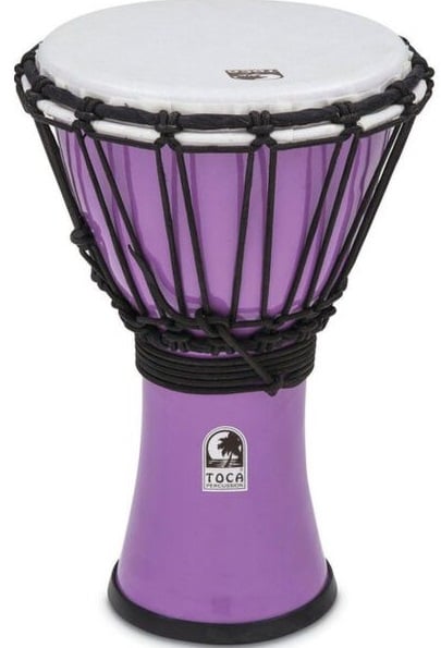 Toca Percussion TFCDJ-7PR Pastel Púrpura Djembe Freestyle Colorsound TFCDJ-7PR