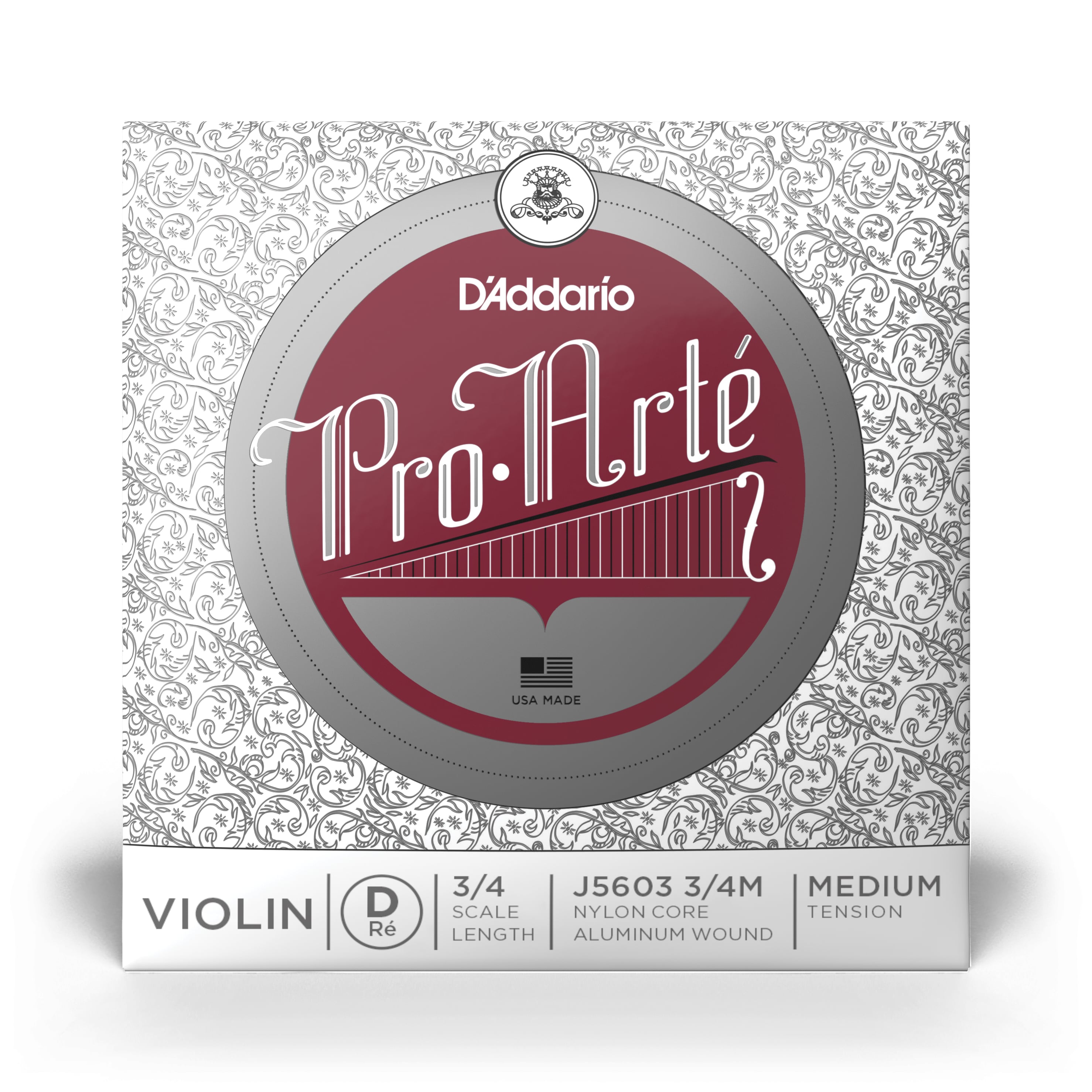 D´addario Proarte Violin D 3/4 Med J5603 3/4M