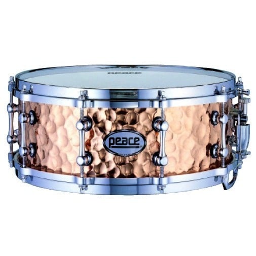 Peace SD-310 Caja de batería de cobre martillado a mano de 14 x 5,5 pulgada SD-310