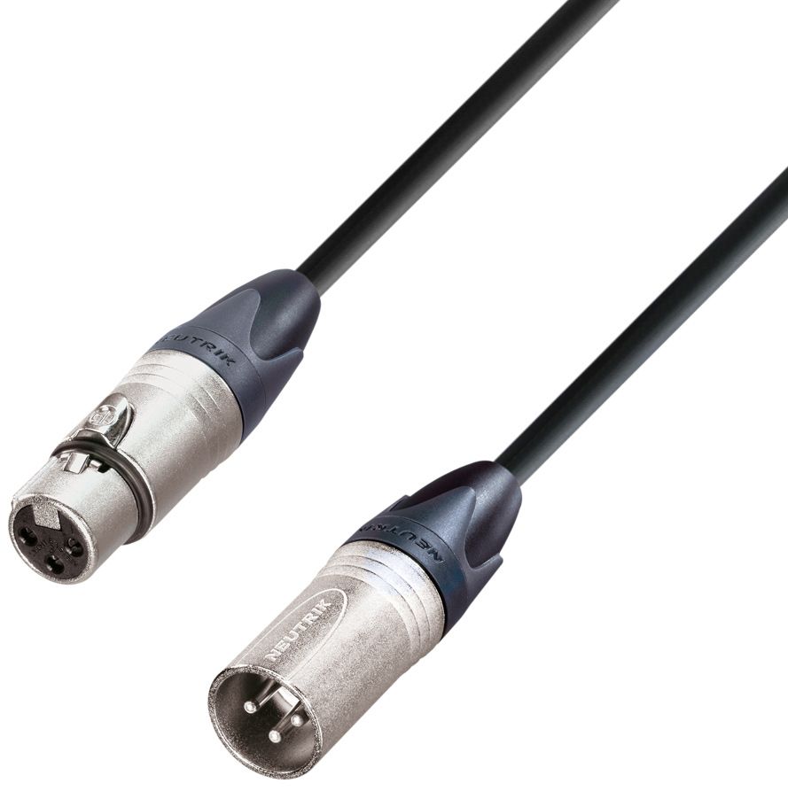 Adam Hall K5 DMF 1500 Cable XLR macho a XLR hembra 15 m 110 Ohmios K5 DMF 1500