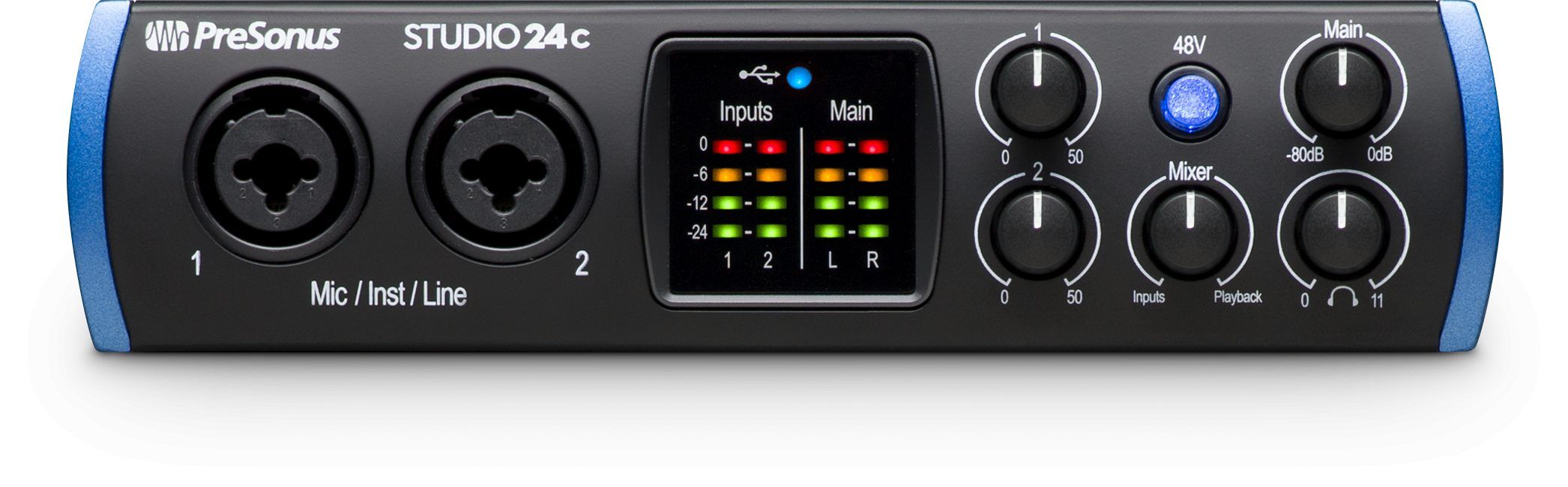 Presonus STUDIO 24C Interfaz de audio USB-C de 2x2 STUDIO 24C