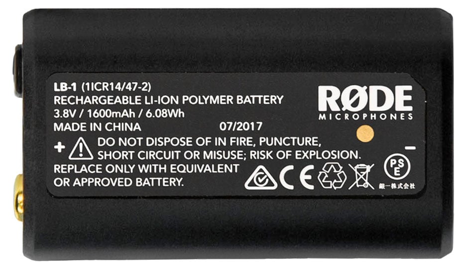 Rode LB-1 Batería para los micrófonos de RØDE VideoMic Pro+ y TX-M2 LB-1