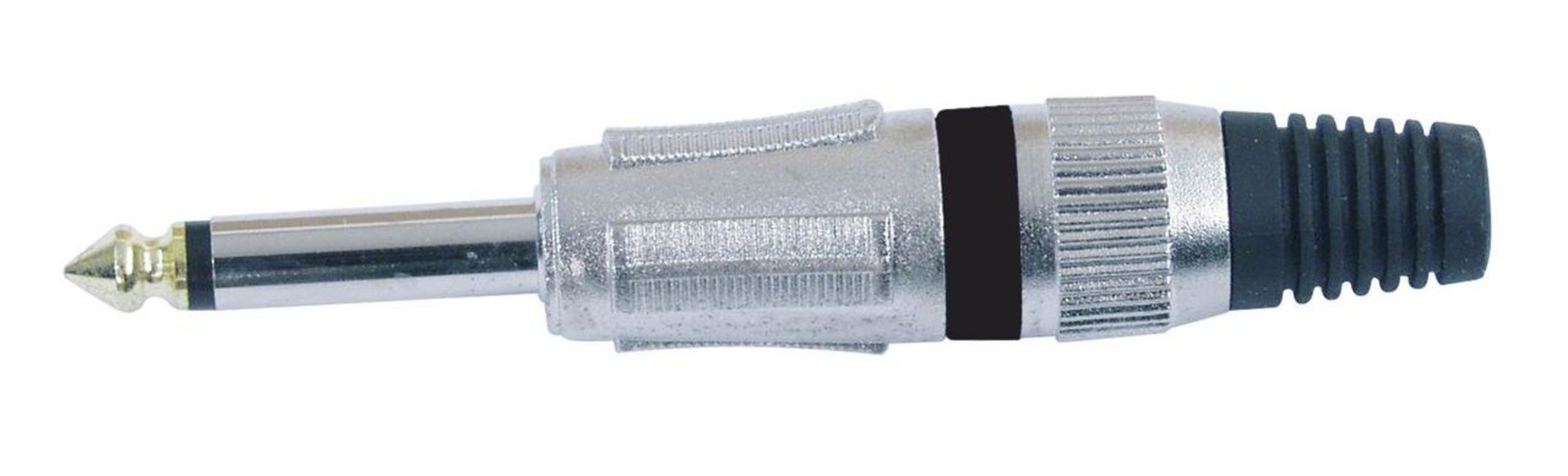 Omnitronic Conector Jack 6.3 Mono Metal ROAD 10x Jack 6.3 Mono Metal 