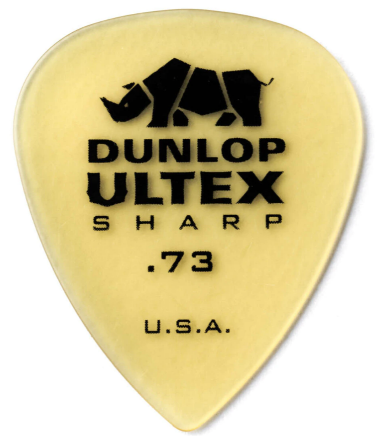 Dunlop Ultex Sharp de 0,73 mm Pack 6 Un. 433P73