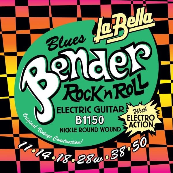 La Bella B1150 Blues Bender 11/50 Juego De Cuerdas Para Guitarra Eléctrica B1150