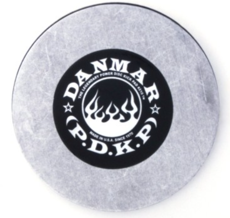 Danmar Percussion Metal kick bass drum disc Refuerzo de parche de bombo Metal kick bass drum disc Refuerzo de parche de bo
