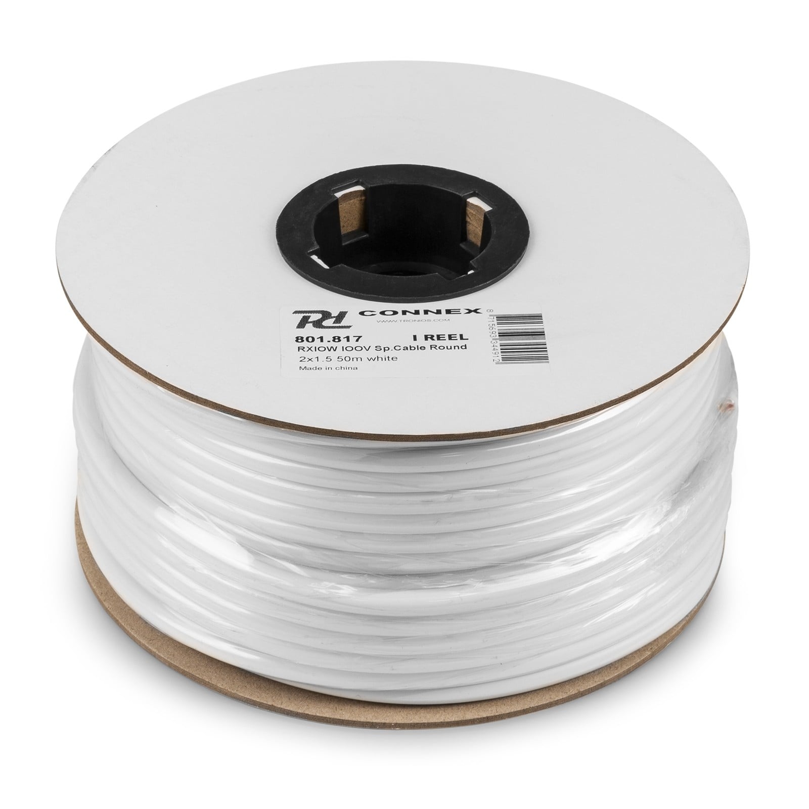 Power Dynamics RX10W Bobina Cable Altavoz 100V 50m RX10W 100V Sp.Cable Round 2x1.5 50m