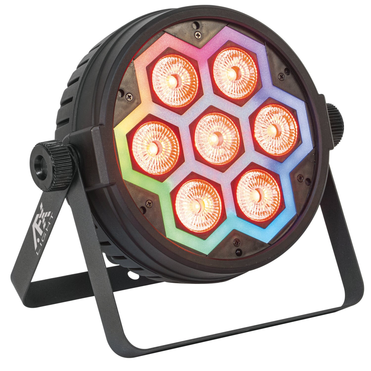 AFX CLUB-KALEDO Par Led Efecto Caleidoscopio PAR 7X10 LED RGBW WITH LED STRIP EFFECT