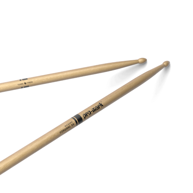 ProMark TX5BW-4P Baqueta Classic Forward 5B Nogal americano con punta ovalada de bellota. Pack de 4 promark-tx5aw-4p