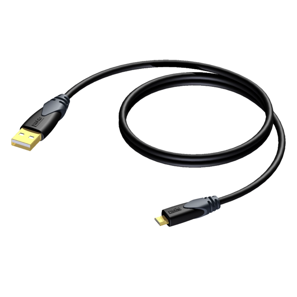 PROCAB CLD614/1.5 Cable USB A a USB Micro B 1.5M PROCAB CLD614/1.5