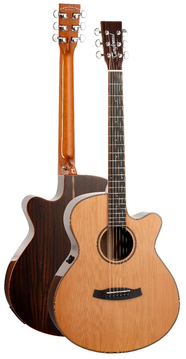 Tanglewood TRS4CE Super Folk Cutaway Serie New Rosewood Smart TRS4CE