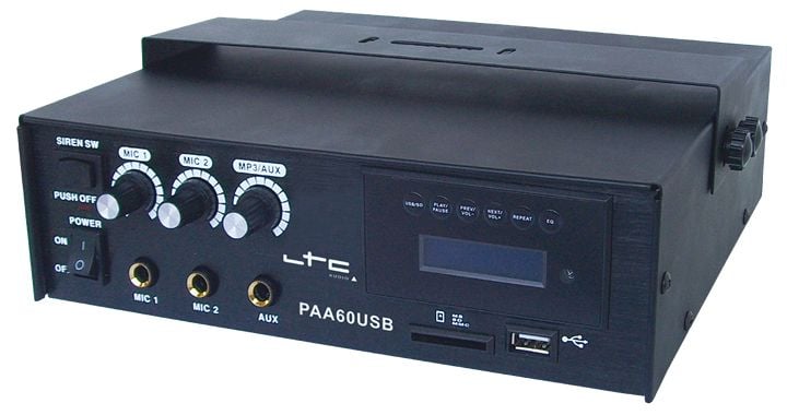 LTC PAA 60USB Amplificador de Megafonia PAA-60USB
