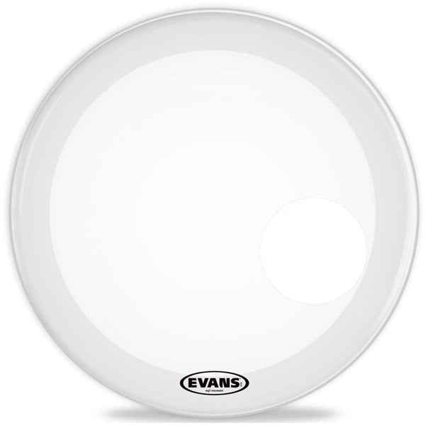 Evans 24 EQ3 Reso Smoth White Parche de Bombo BD24RSW 24 EQ3 Reso Smoth White