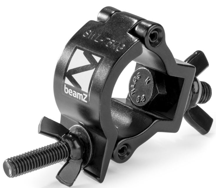 Beamz BC35B-75 Garra Compacta Slimline 75kg Negra 151408 BC35B 75