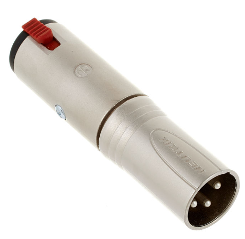 Neutrik NA3 MJ Adaptador Jack Hembra Stereo a XLR Macho NA3 MJ