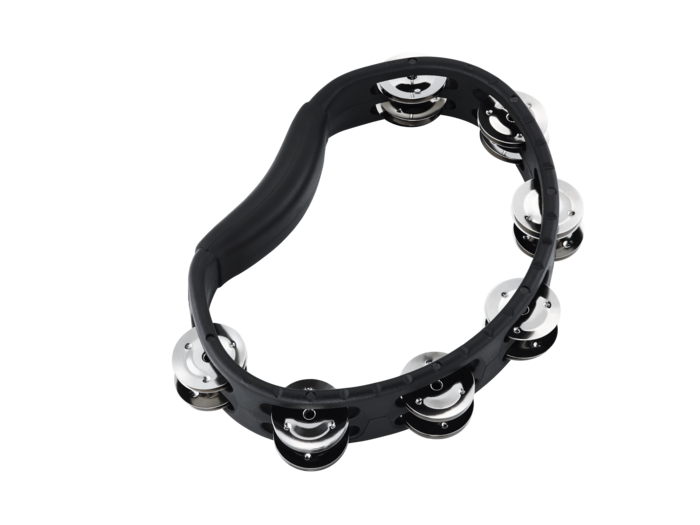 Meinl HTMT1BK Pandereta 2 Filas Negro HTMT1BK