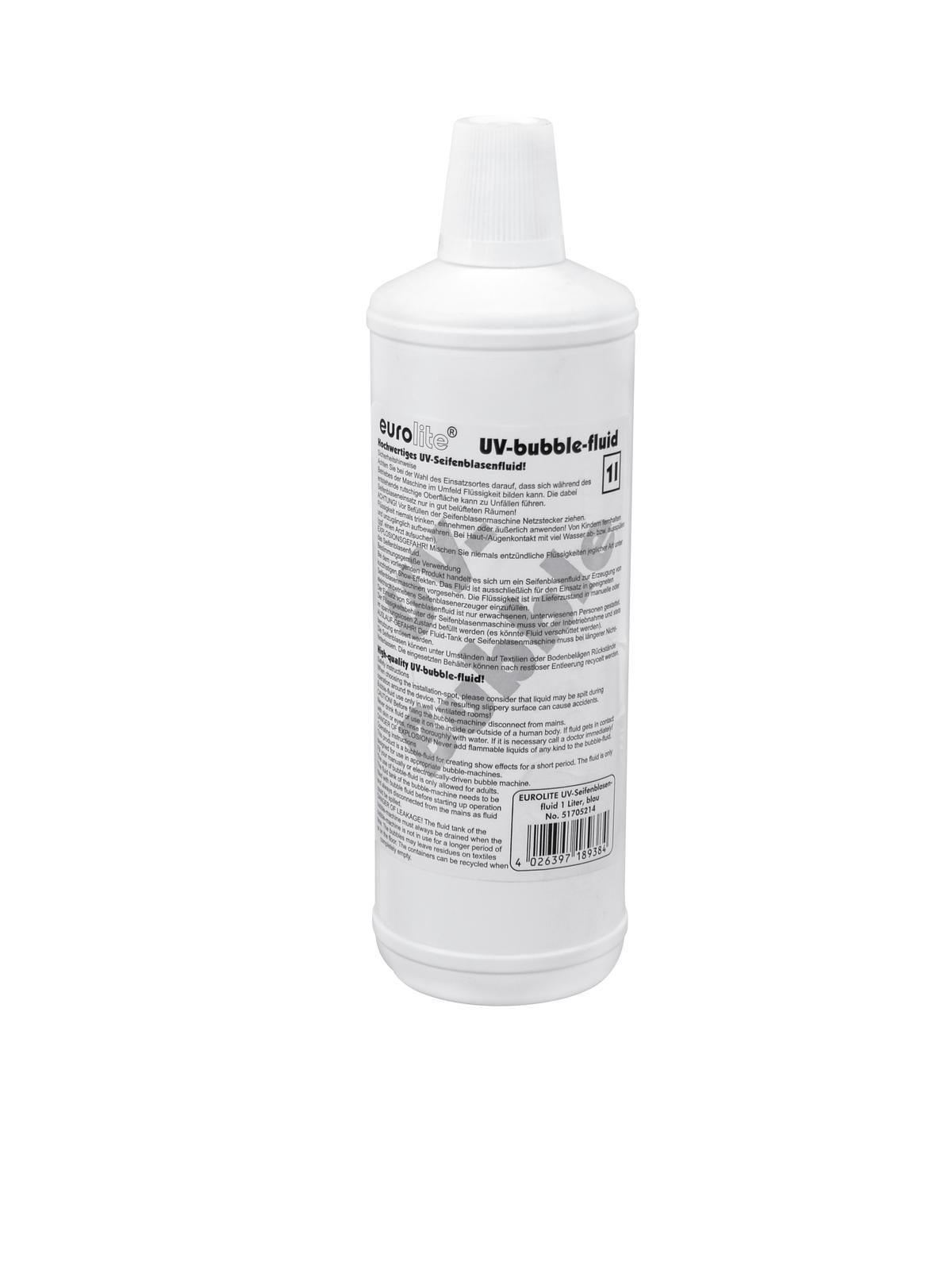 Eurolite UV Líquido de Máquina de Burbujas Set 3 x 1L UV Set 3 x 1L