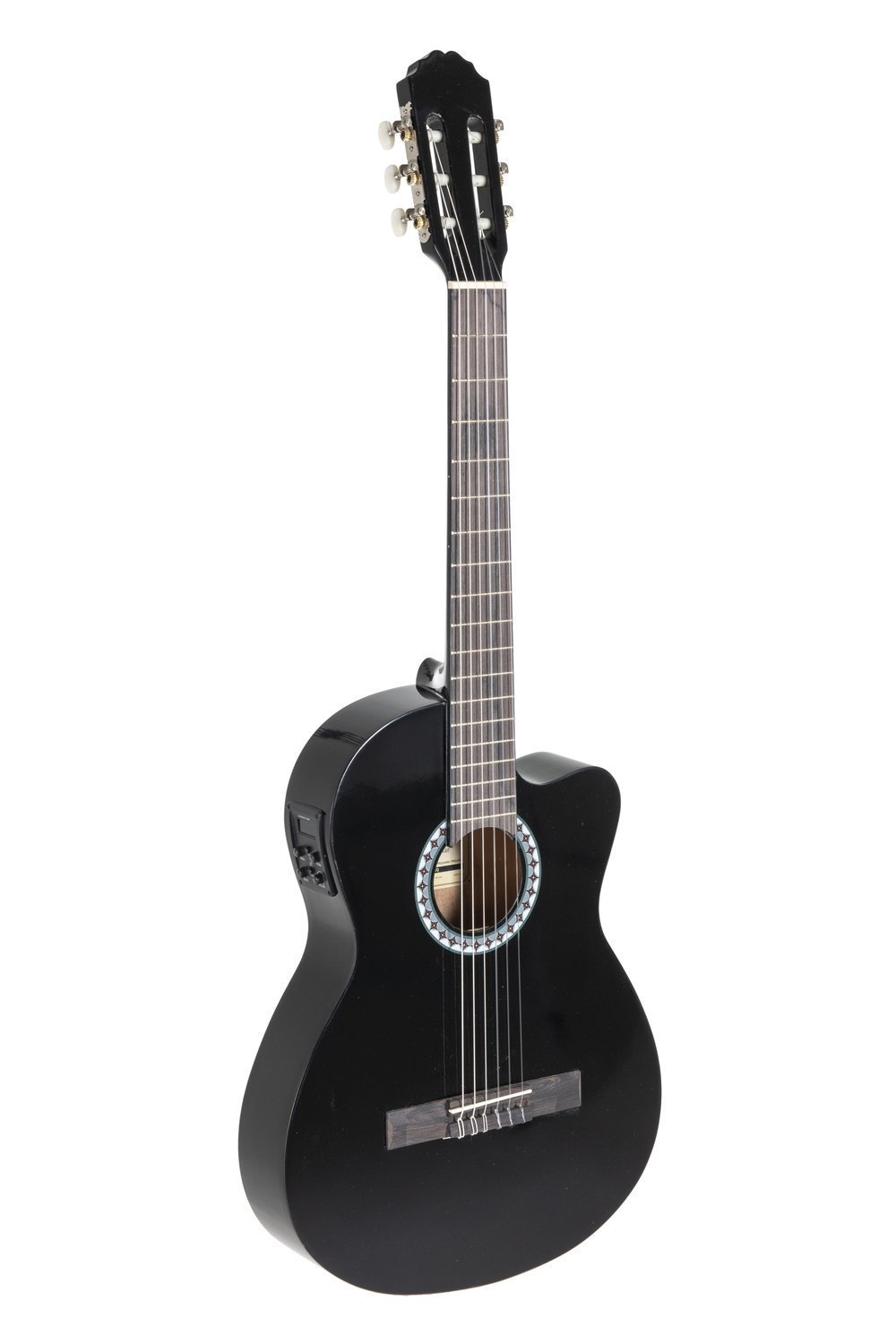 Gewa PS510396 Guitarra Clásica ElectroAcústica BasicPlus E-Acústica Negra. PS510396