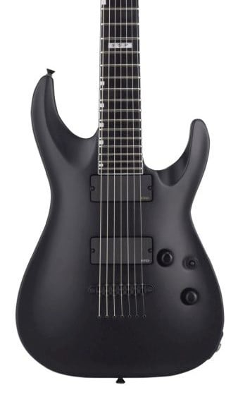 ESP EII Horizon NT7B Hipshot Black Guitarra Eléctrica E-II HORIZON NT-7B HIPSHOT BLA