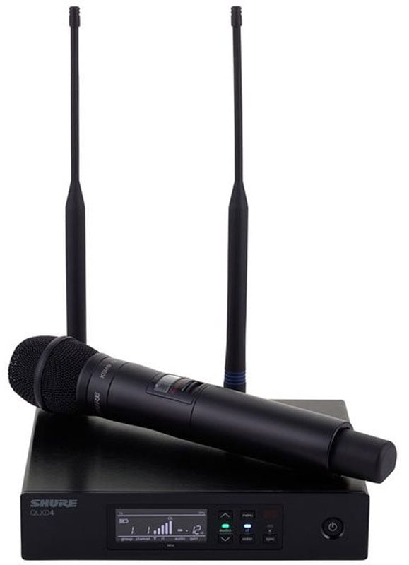 SHURE QLXD24 KSM9 K51 Microfono inalambrico de Mano Banda de frecuencias: 534-598 MHz. QLXD24 KSM9 K51