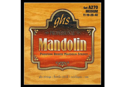 GHS Juego Mandolina Phosphor Bronze Medium 11-40 CGHA270