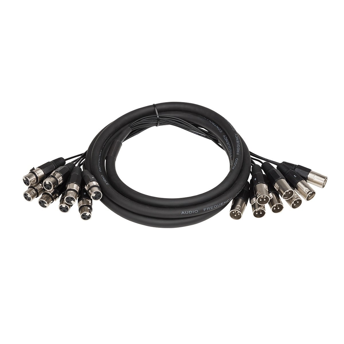 Soundsation CBLMLT8-03 Cable adaptador ensamblado de 3 metros con 8 conectores mu CBLMLT8-03