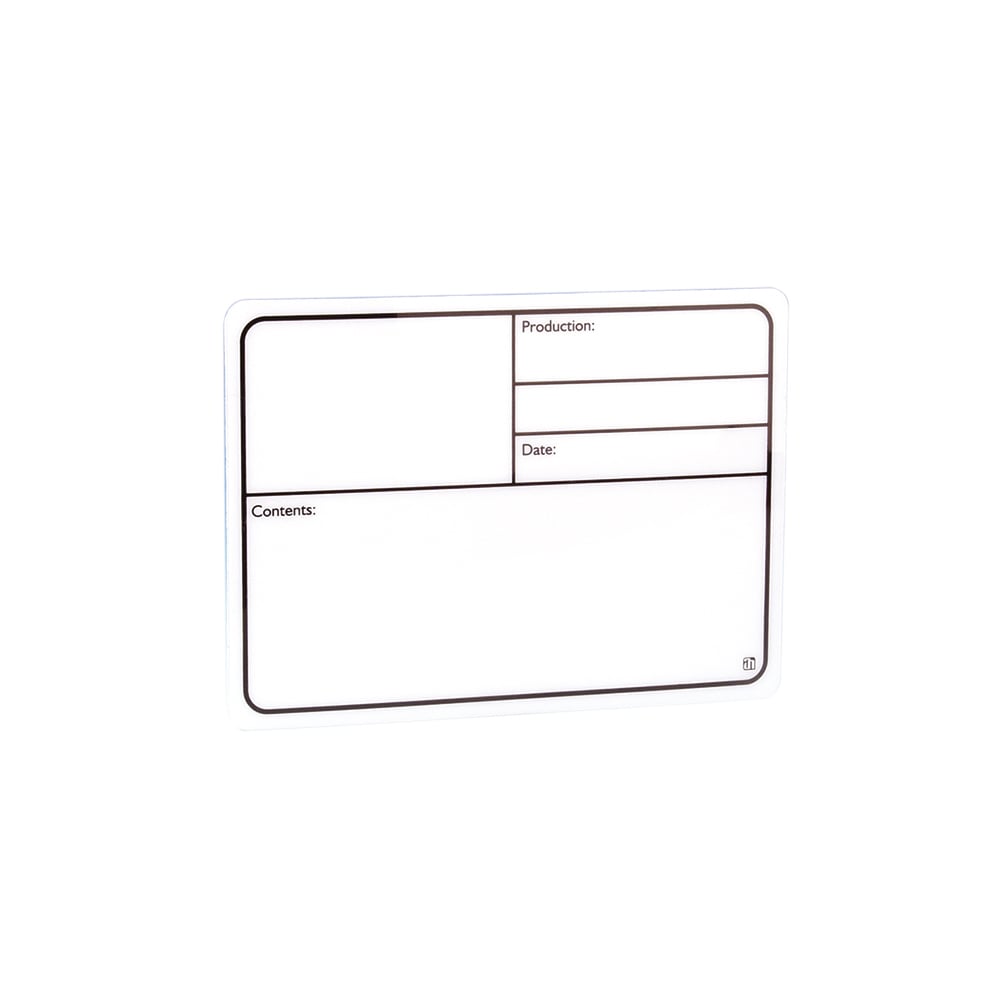 Adam Hall Etiqueta autoadhesiva para touring de plástico blanca 220 x 150mm 88002