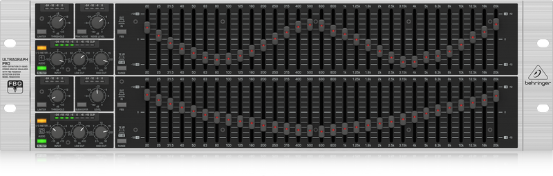 Behringer FBQ6200HD Ecualizador Gráfico 31 Bandas Estudio / Directo FBQ6200HD
