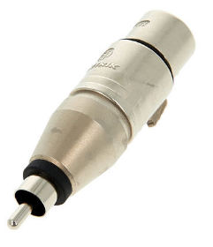 Neutrik NA2 FPMM Adaptador XLR Hembra a RCA Macho NA2 FPMM