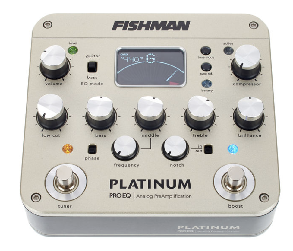 Fishman Platinum Pro EQ Preamplificador Analógico Platinum Pro EQ