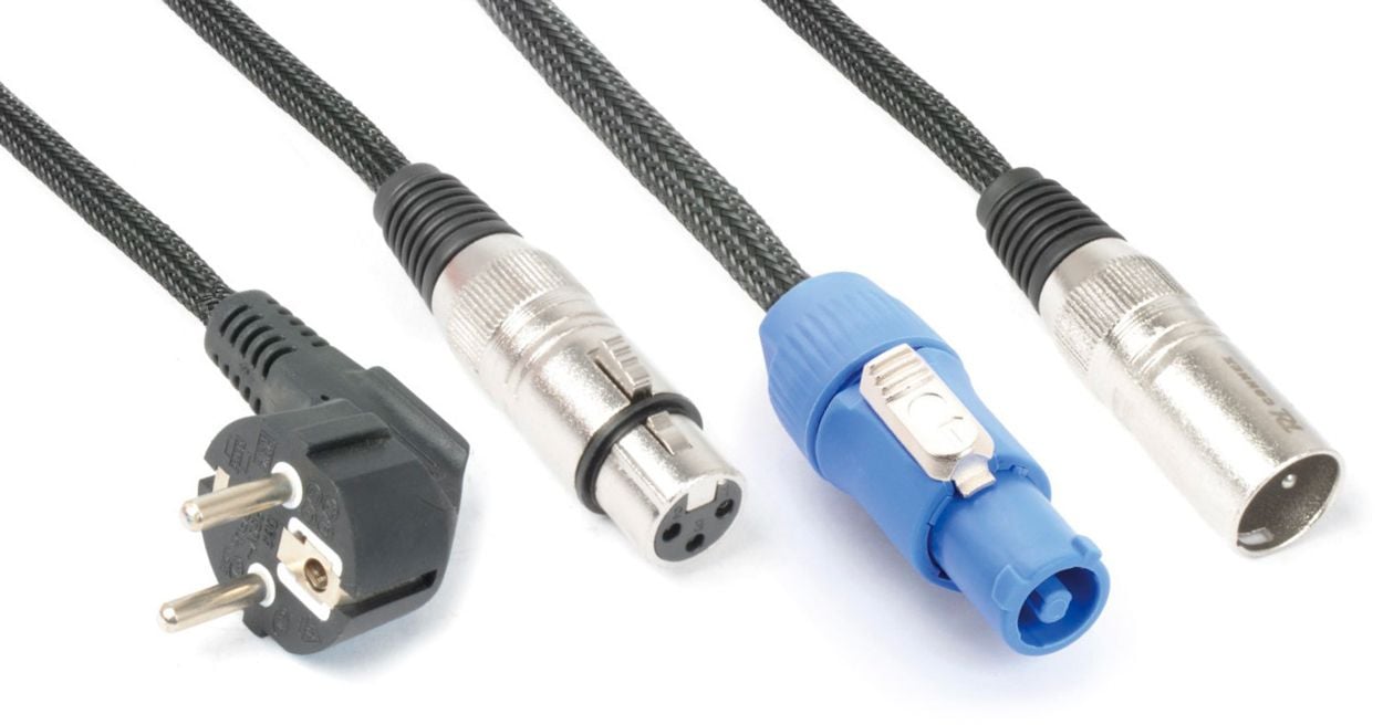 Power Dynamics CX03-5 Shuko/XLR F-PwcA/XLR M - 5 Metros CX03-5 Shuko/XLR F-PwcA/XLR M 5m