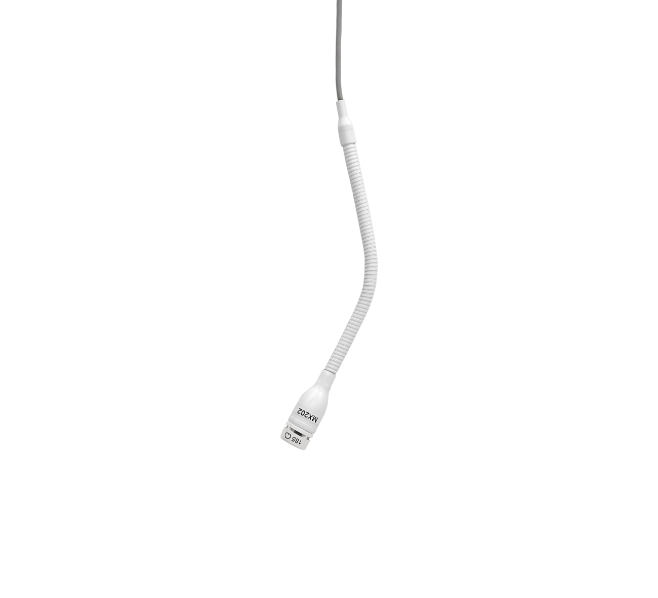 SHURE MX202WP-A/MS Micrófono mini-condens Mini-Cañón con Previo para montaje. Blanco.. MX202WP-A/MS