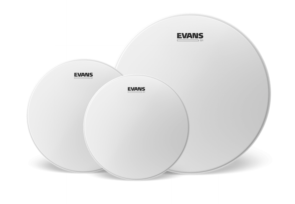 Evans G1 Pack Rock Tom Revestido (10"-12"-16") G1 Pack Rock (10"-12"-16")