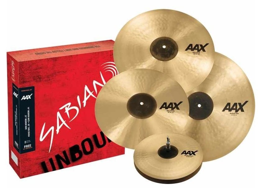 Sabian 25005XCPB AAX Promotional Set Brilliant Finish 25005XCPB