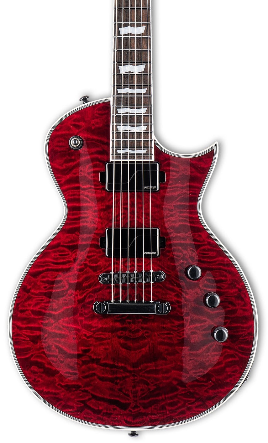 LTD EC-1000 QM See Thru Black Cherry Fluence Guitarra Eléctrica LTD EC-1000 QM STBCF