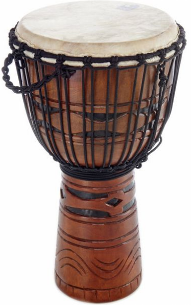 Toca Percussion TODJ-12AM Djembe Origins Series African Mask TODJ-12AM