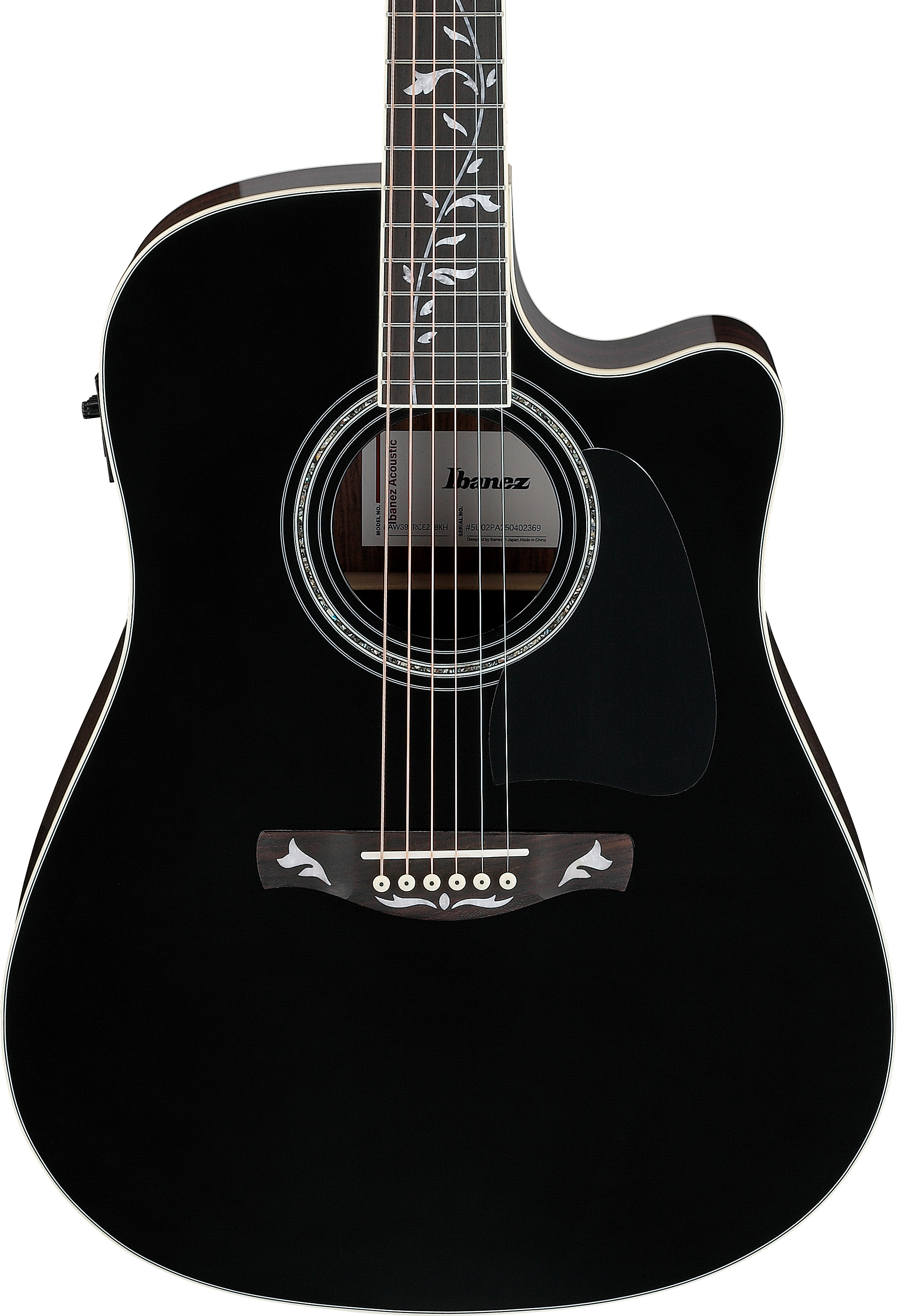 Ibanez AW391RCE-BKH Guitarra Acústica AW391RCE-BKH
