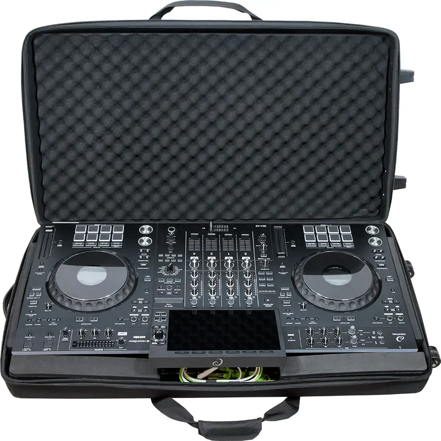 Walkasse W-MCB-XDJAZ-W Maleta DJ EVA Alphatheta® XDJ-AZ Negra (Ruedas & Cinta hombro). Walkasse W-MCB-XDJAZ-W