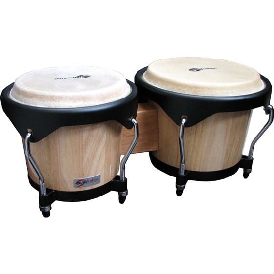 Soundsation Bongos SB01-NT de roble siam de 6\" y 7\" SB01-NT