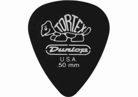 Dunlop Pack 72 Púas Tortex Pitch Black Standard - 0,50 Mm ADU488R50