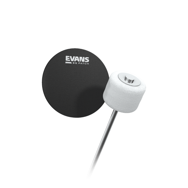 Evans EQPB1, Patch de Impacto, Tela de Cordura, Color Negro EQPB1