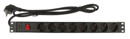 Fonestar FRP-8 Regleta 8 Enchufes 1U Rack 19 FRP-8