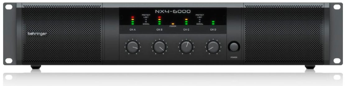 BEHRINGER NX4-6000 Etapa Potencia 6000 W. 4 canales NX4-6000