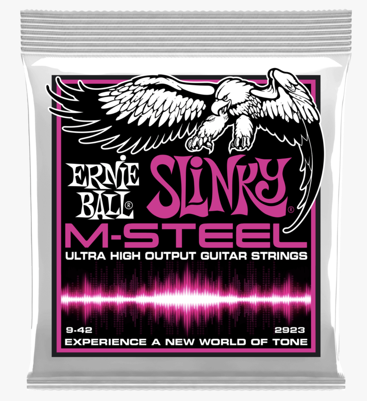 Ernie Ball 2923 Slinky M-Steel Cuerdas Para Guitarra Eléctrica 9-42 2923