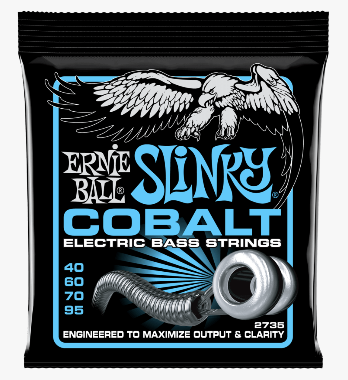 ERNIE BALL 2735 SLINKY COBALT EXTRA Cuerdas Para Bajo 2735