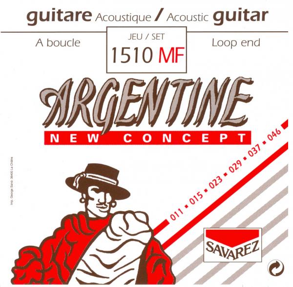 Savarez Argentine 1510MF Juego de Cuerdas para Guitarra Acústica/Gypsy 1510MF