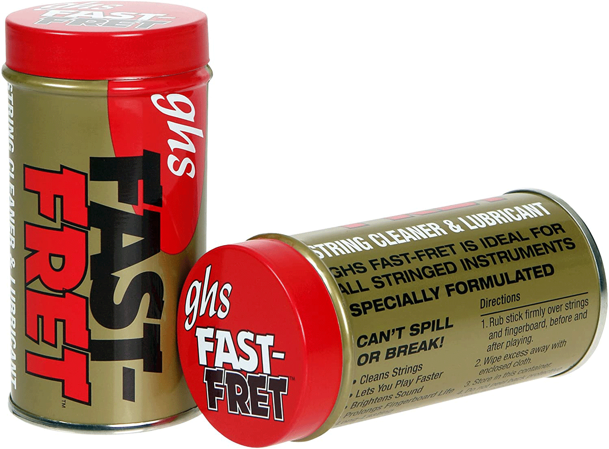 Ghs FAST FRET Limpiador de Cuerdas, Diapasón y parte trasera del Mástil FAST FRET